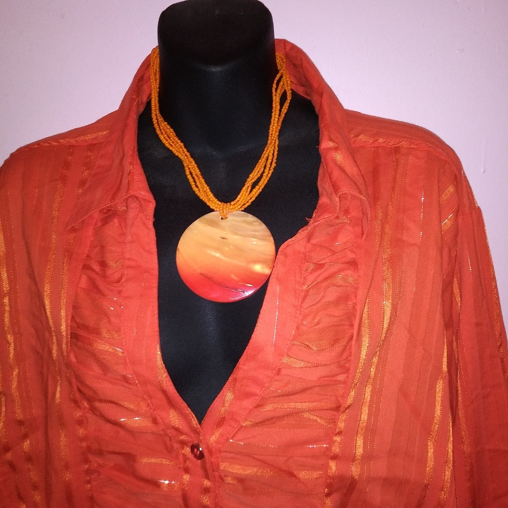 ASHLEY STEWART Blouse Size 22